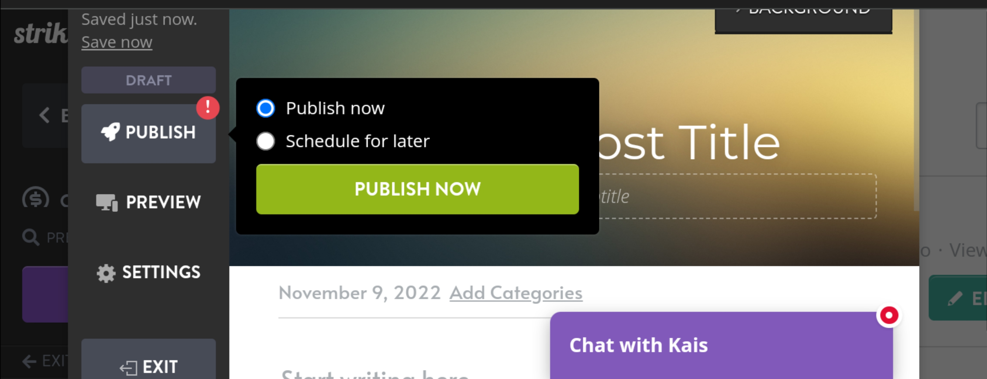 Scheduling posts Scheduling posts